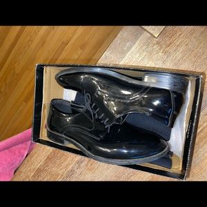 Black Patent Leather Tuxedo Shoes (Men 11)